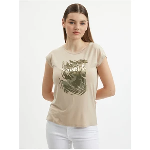 Orsay Beige Womens T-Shirt - Women