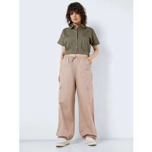 Beige Women's Trousers Noisy May Pinar - Women