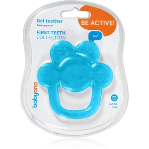 BabyOno Be Active Gel Teether kousátko Flower Blue 1 ks