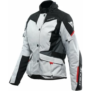 Dainese Tempest 3 D-Dry® Lady Glacier Gray/Black/Lava Red 46 Blouson textile