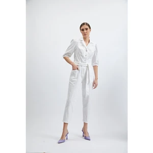 Orsay White Denim Overall - Women