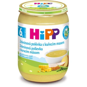 HiPP BIO Zeleninová polévka s kuřecím masem 190 g