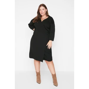 Trendyol Curve Black Knitwear Dress