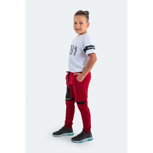 Slazenger Desi Boys' Sweatpants Red