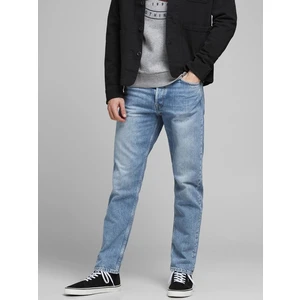 Světle modré straight fit džíny Jack & Jones Chris