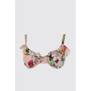 Bikiny vrchný diel Trendyol Floral patterned