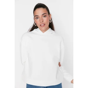 Trendyol Sweatshirt - White - Regular fit