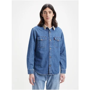 Levi's Blue Men's Denim Shirt Levi's® Western - Men's