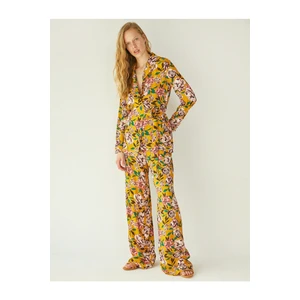 Koton Women's Floral Trousers