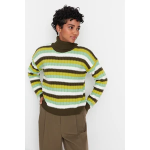 Trendyol Sweater - Green - Regular fit