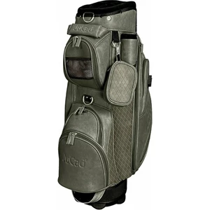 Jucad Style Dark Green/Leather Optic Golfbag