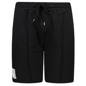 Trendyol Black Men's Regular Fit Ribbed Printed Shorts & Bermuda