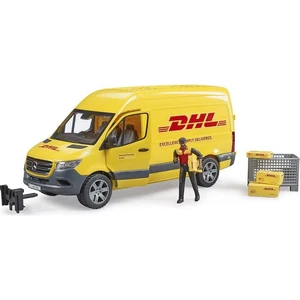 Bruder MB Sprinter DHL s vodičom a prepravným košom