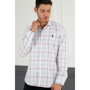 G716 DERBERRY MEN'S SHIRT-SNOW WHITE