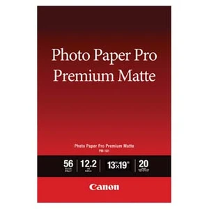 Canon Photo paper premium matte, foto papír, matný, bílý, A3+, 13x19", 210 g/m2, 20 ks, 8657B007, inkoustový