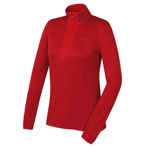 Women's sweatshirt with turtleneck HUSKY Artic L burgundy / red