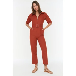 Trendyol Jumpsuit - Orange - Regular fit