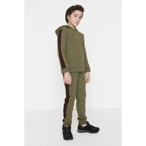 Trendyol Khaki Printed Boys' Tracksuit Set