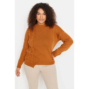 Trendyol Curve Tile Knitted Detailed Knitwear Sweater