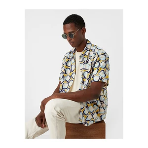 Koton Patterned Short Sleeve Shirt