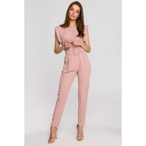 Stylove Woman's Jumpsuit S259 Powder