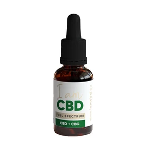 I am CBD Konopný olej Full spectrum CBD 5 % + CBG 5 % 10 ml