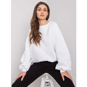 RUE PARIS Smooth white sweatshirt