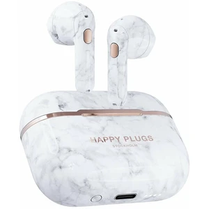 Happy Plugs Hope White Marble