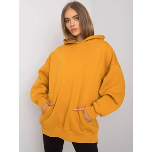 Mustard women's hoodie from Michele