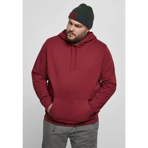 Organic Basic Hoody Burgundy