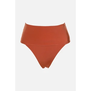 Trendyol Cinnamon High Waist Bikini Bottom