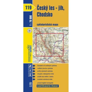 1: 70T(119)-Český les-jih,Chodsko (cyklomapa)