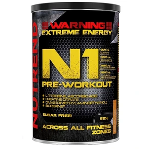 Nutrend N1 Pre-Workout 510 g variant: červený pomaranč