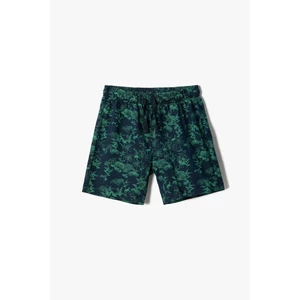 Koton Floral Printed Shorts with Tie Waist