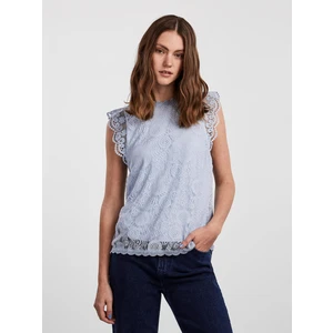 Pieces Dámská halenka PCOLLINE Regular Fit 17120454 Kentucky Blue S