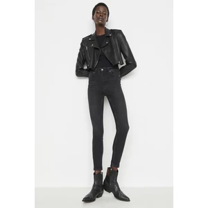 Trendyol Black Normal Waist Skinny Jeans