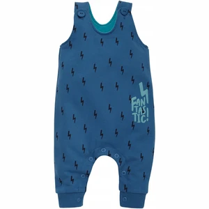 Pinokio Kids's Orange Flip Dungarees Navy Blue