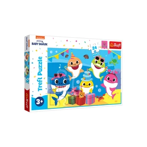 Trefl Puzzle Baby Shark - Oslava / 24 dílků MAXI [Puzzle]