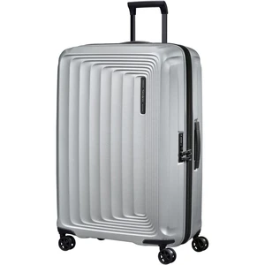 Samsonite Skořepinový cestovní kufr Nuon EXP 100/110 l - stříbrná