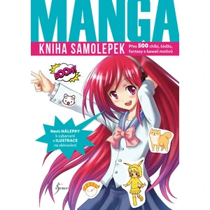 Kniha samolepek Manga