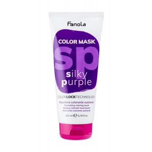 Fanola Color Mask odżywcza maska koloryzująca dla ożywienia koloru Silky Purple 200 ml