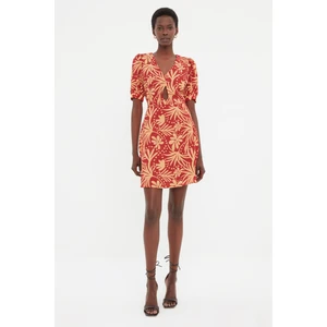 Trendyol Brown Printed Dress