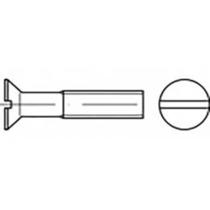 Zápustný šroub TOOLCRAFT TO-6867513, N/A, M4, 25 mm, mosaz, 200 ks