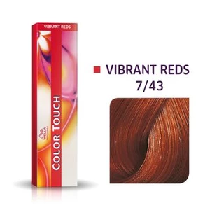 Wella Professionals Color Touch Vibrant Reds profesjonalna demi- permanentna farba do włosów z wielowymiarowym efektem 7/43 60 ml