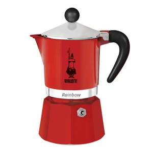 Espressokocher Bialetti „Moka Rainbow 6-cup Red“