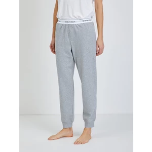 Light Grey Womens Brindled Pyjama Pants Calvin Klein Underwear - Women