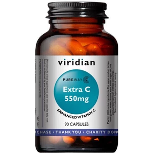 Viridian Extra C (Vitamín C) 550 mg 90 kapsúl