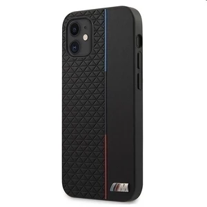 BMW PU Triangles Tricolor Line Tok  iPhone 12 mini, Black