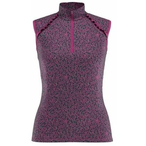 Callaway Mini Floral Mock With Ruffles Lilac Rose XS