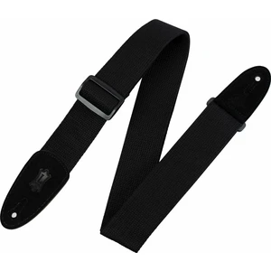 Levys MC8-BLK Classics Series 2" Cotton Guitar Strap Black